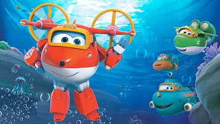 [Superwings s3 team episodes] Aqua Team | submarine | Boat | Ship