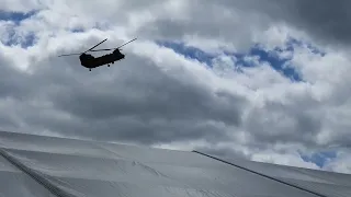 RAF Cosford Airshow 2022 | Chinook stall