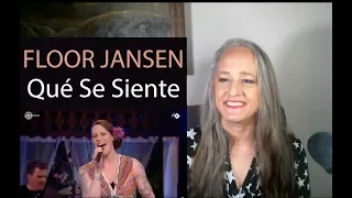 Voice Teacher Reaction to Floor Jansen  -  Qué Se Siente | Beste Zangers 2019