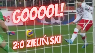 Bramka Piotra Zielińskiego Polska-Szwecja 2:0 - Gol Ziela