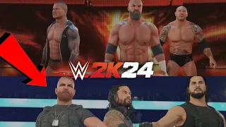 WWE 2K24 tag team Elimation match The Shield VS Evoulation at Payback 2024