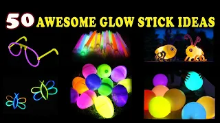 50 Ideas For Awesome Glow Sticks | What To Do With Dead Glow Sticks | Glow Stick Party Theme 2022