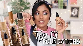 TOP 13 FOUNDATIONS FOR BROWN / INDIAN SKIN