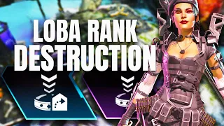 DESTROYING SEASON 20 RANK LOBBIES WITH LOBA | BEST RANK PERK LOADOUT - (Apex Legends Season 20)