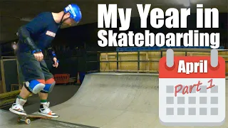 My Skateboarding Progress in 2023 - April Part 1