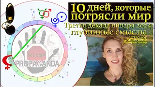 10 дней, которые потрясут мир?! Третья декада января 2024