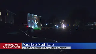 Denver Police Investigate Suspected Meth Lab