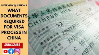 Documents Requirements for Jerry Office | Visa Required Documents for China | Study Visa in China 🇨🇳