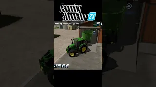 Little John Deere 6M feeding Cows with Primor and Silage Bales! #shorts #farmingsimulator23