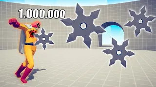 1.000.000 DAMAGE SENSEI 1 vs 1 TOURNAMENT - TABS | Totally Accurate Battle Simulator 2023