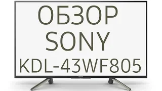 Обзор телевизора SONY KDL-43WF805 (KDL43WF805, KDL43WF805BR, KDL-43WF805BR) Full HD