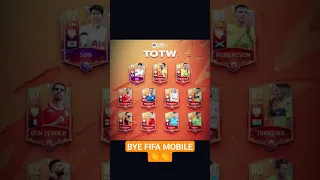 BYE FIFA MOBILE🥺 #fifamobile #football #fifa23 #fifareset #eafc24