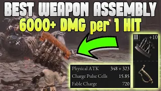 Lies Of P NEW Best Weapon Assembly 6.000 DAMAGE Per Hit! Motivity Technique Advance Strength Build