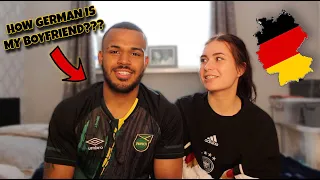 HOW GERMAN IS MY JAMAICAN BOYFRIEND? | AMY & TAY | INTERNATIONAL COUPLE