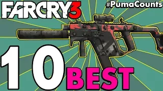 Top 10 Best Guns and Weapons to Carry for your Far Cry 3 Loadouts #PumaCounts