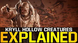 KRYLL HOLLOW CREATURES Anatomy, Locust Affiliation & More EXPLAINED! // Gears of War Lore