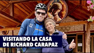 VISITANDO LA CASA DE RICHARD CARAPAZ EN ECUADOR