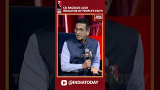 Backlog Of Cases Shows People's Faith In Judiciary: CJI DY Chandrachud | India Today Conclave 2023