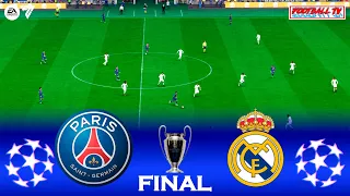 PSG vs REAL MADRID - UEFA Champions League 2024 Final | EA FC 24 Full Match All Goals | Gameplay PC