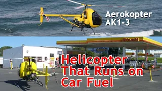 CHEAPEST HELICOPTER that Runs on CAR FUEL | Aerokopter AK1-3 Presentation | Buy Brand New Helicopter