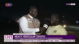 Heavy Vehicular Traffic: Traffic eases after commuters endure gridlock on Ofankor-Nsawam road