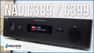 NAD C389 und C399 Stereo Verstärker MDC2-Technologie vorgestellt