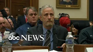 Jon Stewart demands Congress support 9/11 compensation fund