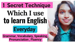 My Secret Reveal🤫The best way to learn anything related to English : Grammar, Vocabulary, Speaking