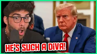 Trump Gets Into FIGHT with Court Judge | Hasanabi Reacts