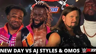 THE NEW DAY VS AJ STYLES & OMOS (RAW TAG TEAM CHAMPIONSHIP PREDICTION MATCH AT WRESTLEMANIA)