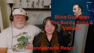 Blind Guardian - The Bard's Song & Valhalla  Grandparents from Tennessee (USA) react - first time