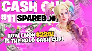 11th PLACE in SOLO CASH CUP ($225) | Sparebow