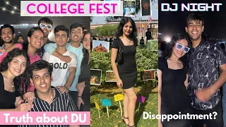 Fest at Venky, DU😍 | DJ Night at College🎉 | Are DU fests worth the hype?🤔 | Lovisha Makhija
