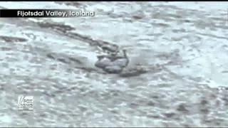 Amateur video shows mysterious 'creature' in Iceland