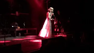 Aurora talking about her runny nose (Brooklyn Steel) 3/7/19