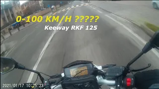 0-100 KM/H Keeway RKF 125