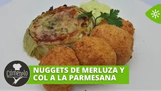 Cómetelo | Nuggets de merluza y col a la parmesana