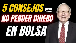 ✅ 5 CONSEJOS para NO PERDER DINERO al INVERTIR en BOLSA 👉🏼 ACCIONES de ALTO CRECIMIENTO ❌