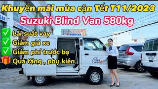 Giá xe Suzuki Blind Van 580kg siêu khuyến mãi T11/2023 #xetainho #giaxetaisuzuki #xetainhe #suzuki