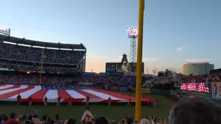 C-17 Globemaster III Angel Stadium Opening Night 2016 Flyover