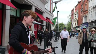 Padraig Cahill Live Cover of Someone you Loved from Grafton Street Dublin