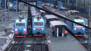 Отправление ЭП1М-668 с поездом №139 Адлер — Новосибирск