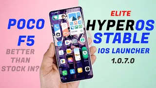 STABLE ELITE HYPER OS 1.0.7 FOR POCO F5 Review, Smooth Ui, Better than Stock ?