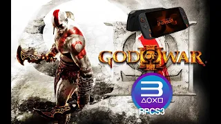 ONEXPLAYER 1S i7 1195G7 | God of War III | FSR RPCS3 PS3 Emulator Iris Xe Performance