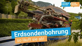 Erdsondenbohrung - so läuft sie ab