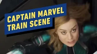 Captain Marvel "Train Chase" Clip