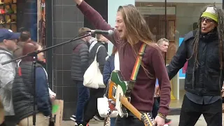 "COULD YOU BE LOVED?" BY RYAN O'NEILL , BUSKING IN MARKET STREET   01/04/2023