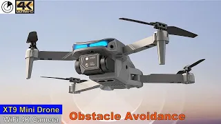 XT9 Obstacle Avoidance Low Budget 4K Mini Drone – Just Released !