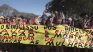 Brazil's indigenous communities march to fight for their rights, Amazon