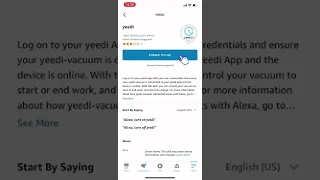yeedi vac 2 pro—— Connect Alexa